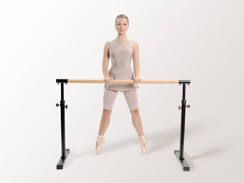 Portable Ballet Barre - Height Adjustable 150cm/180cm Long - Dance Floor