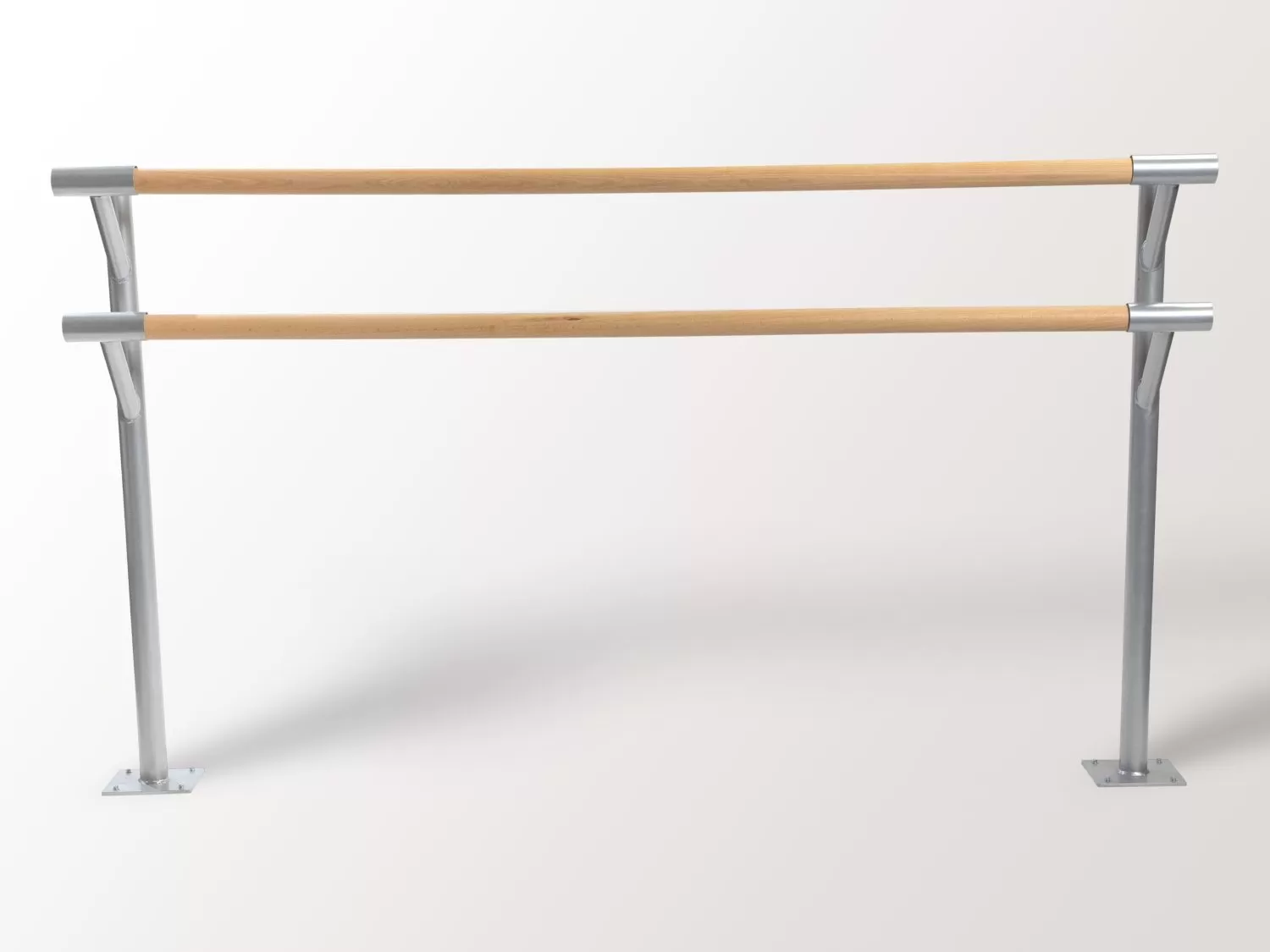 Portable Ballet Barre - Double Beam 150cm Long - Dance Floor