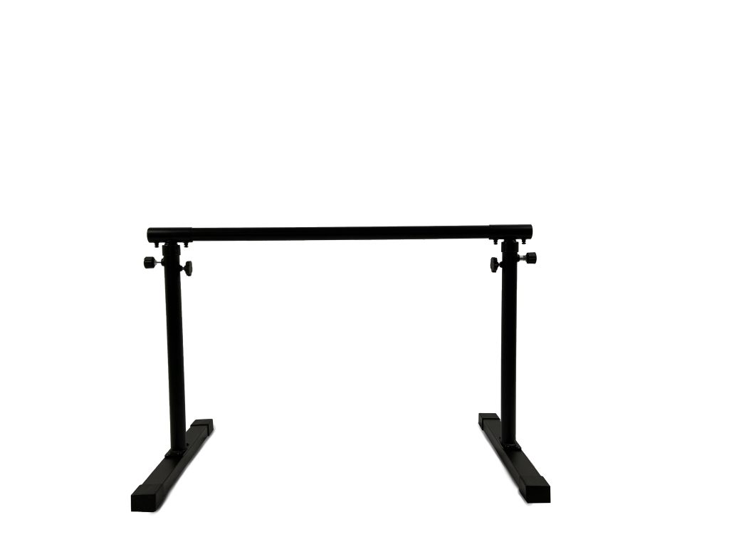 Portable Ballet Barre Height Adjustable 120cm Long Dance Floor